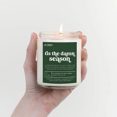 Tis the Damn Season Scented Candle