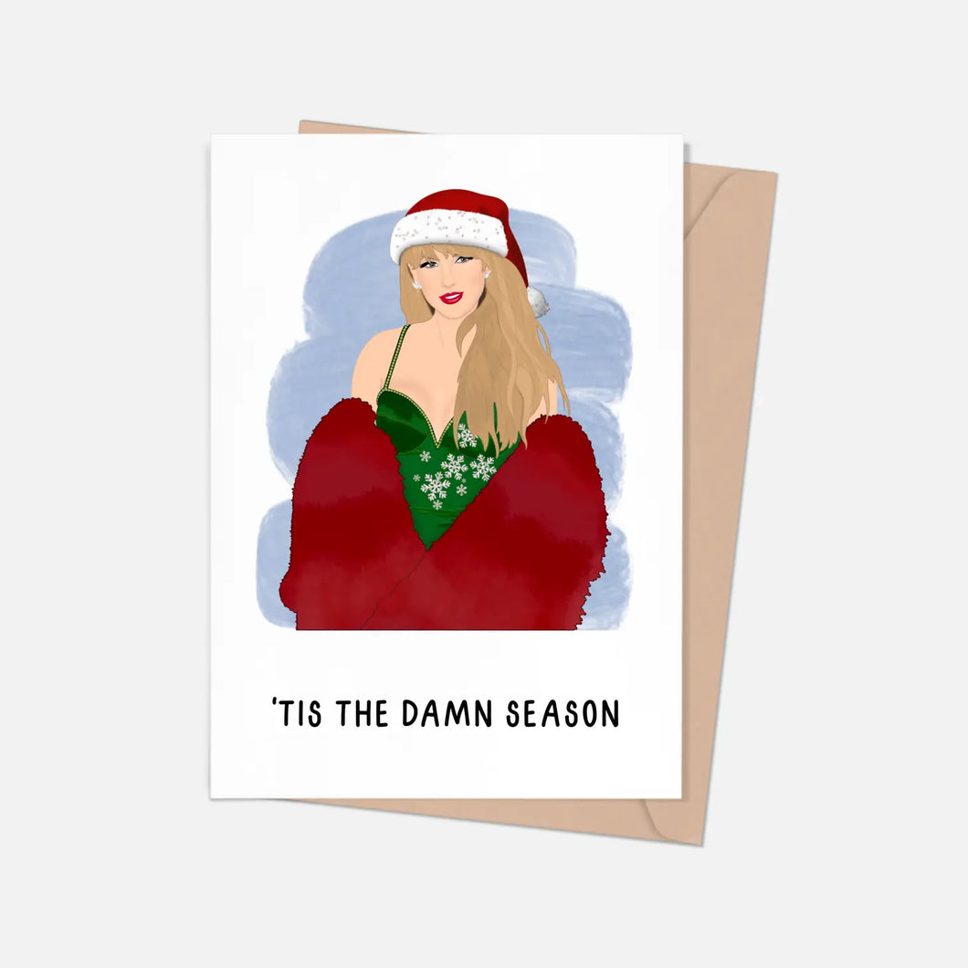 Taylor Swift | 'Tis the Damn Season Card - Indie Indie Bang! Bang!