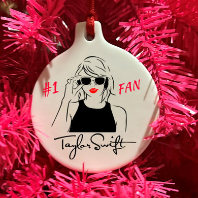 Taylor Swift #1 Fan Ornament - Indie Indie Bang! Bang!