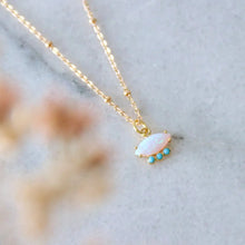 Load image into Gallery viewer, Opal Turquoise Necklace - Indie Indie Bang! Bang!