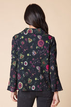 Load image into Gallery viewer, Ava Crinkle Cotton Floral Flounce Top