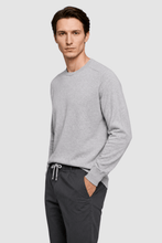 Load image into Gallery viewer, Vernon Raglan Silver Crewneck Sweater