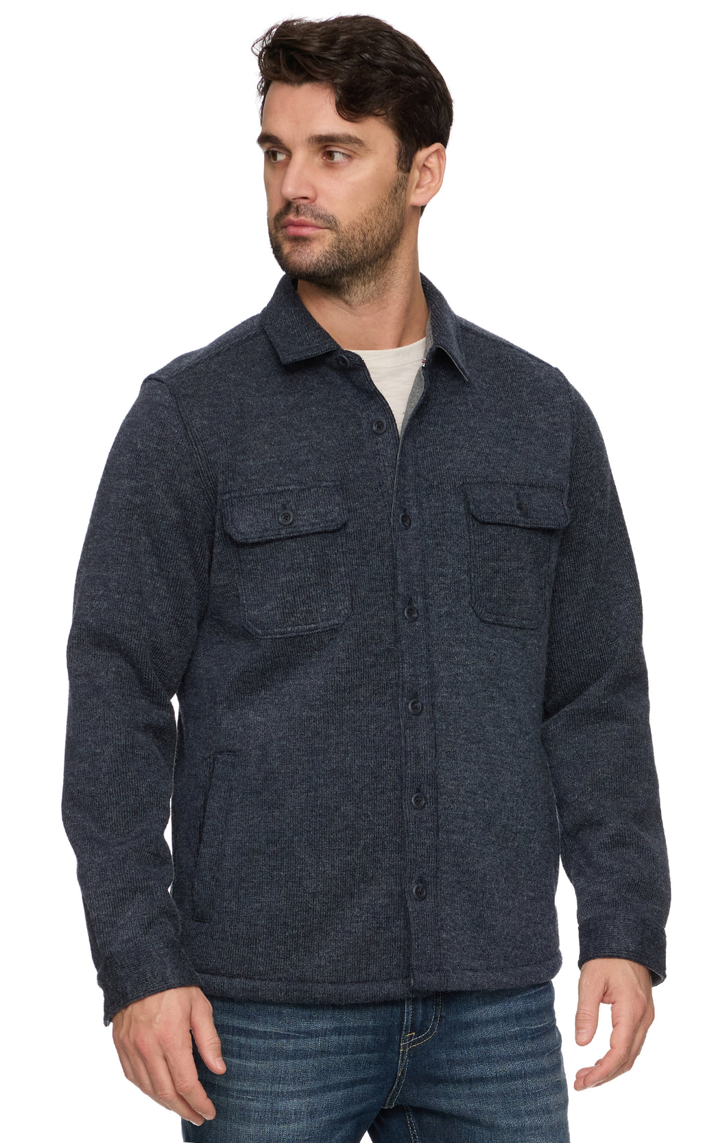 Mason Fleece Lined Sweater Knit Jacket - Indie Indie Bang! Bang!