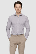 Load image into Gallery viewer, Hollis Clip-Dot Dress Shirt - Oat