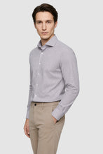 Load image into Gallery viewer, Hollis Clip-Dot Dress Shirt - Oat