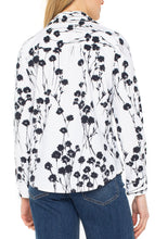 Load image into Gallery viewer, Black + White Floral Blouse - Indie Indie Bang! Bang!