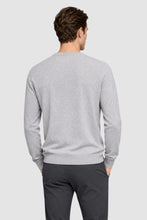 Load image into Gallery viewer, Vernon Raglan Silver Crewneck Sweater