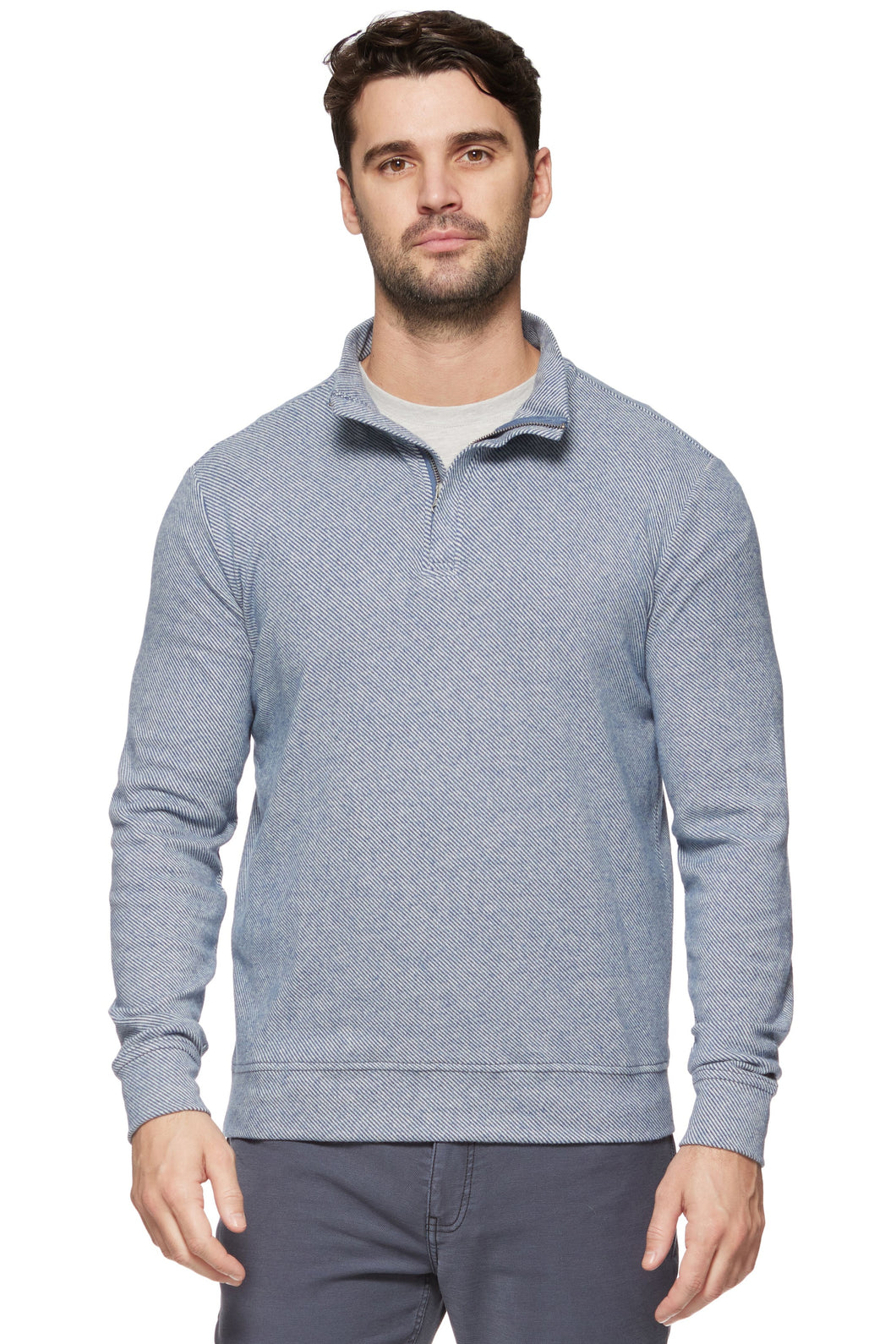 Hero 1/4 Zip Pullover in Heather Grey - Indie Indie Bang! Bang!