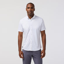 Load image into Gallery viewer, Halyard Dress Shirt in White Petal Hatch Print - Indie Indie Bang! Bang!