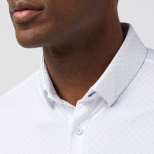 Load image into Gallery viewer, Halyard Dress Shirt in White Petal Hatch Print - Indie Indie Bang! Bang!