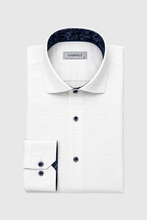 Load image into Gallery viewer, Sterling Jacquard Herringbone Print Dress Shirt