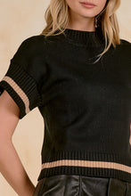 Load image into Gallery viewer, Black N' Tan Sweater | Elan