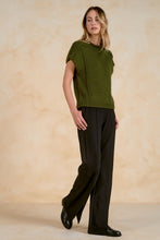 Load image into Gallery viewer, Bev Crew Neck Cap Sleeve Sweater | Elan