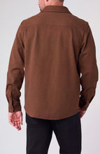 Load image into Gallery viewer, Flap Pocket Knit Overshirt - Chocolate Sauce