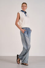Load image into Gallery viewer, Capped Sleeve Demi Denim Sweater - Indie Indie Bang! Bang!