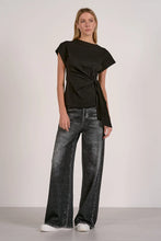 Load image into Gallery viewer, Jeannie Cap Sleeve Crew Neck Top - Indie Indie Bang! Bang!