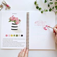Load image into Gallery viewer, Bouquets Watercolor Workbook - Indie Indie Bang! Bang!