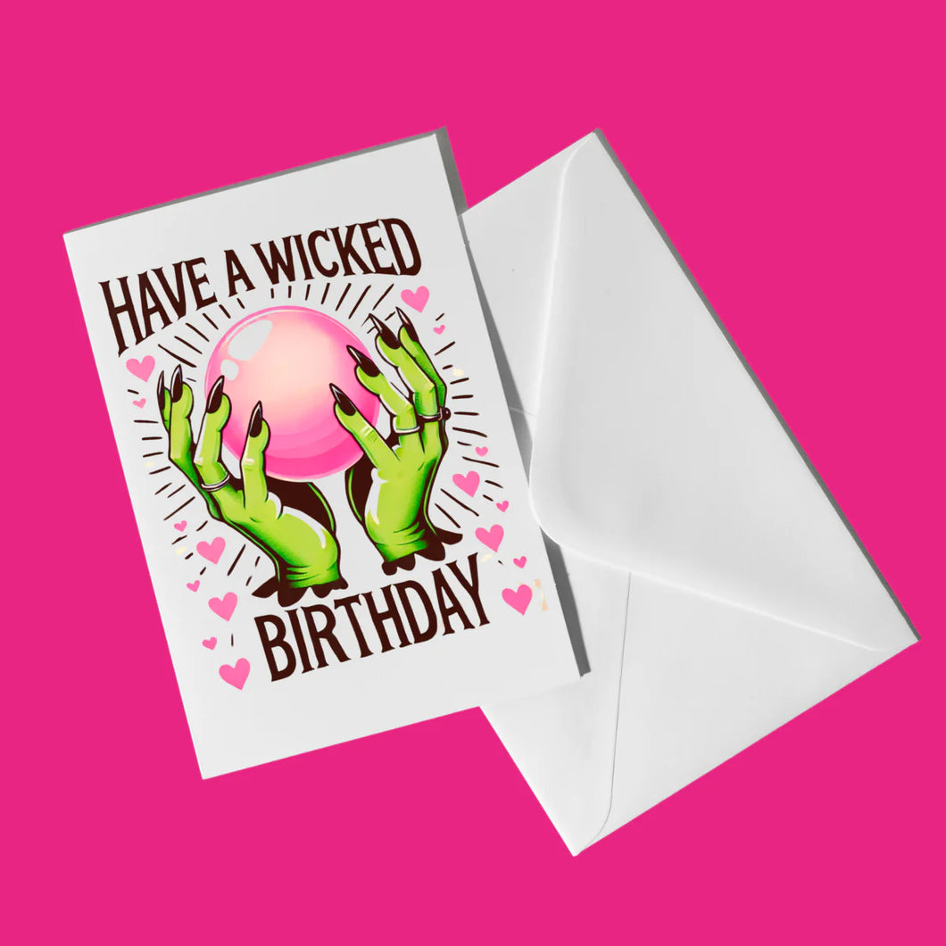 Have a Wicked Happy Birthday Card - Indie Indie Bang! Bang!