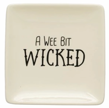 Load image into Gallery viewer, Stoneware Plate with Spooky Saying - Indie Indie Bang! Bang!