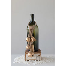 Load image into Gallery viewer, Metal Bells on Jute Hanger Gold Finish - Indie Indie Bang! Bang!