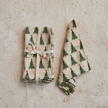 Load image into Gallery viewer, Christmas Tree Cotton Napkins