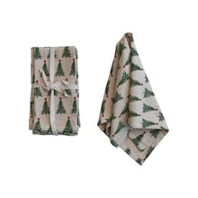 Load image into Gallery viewer, Christmas Tree Cotton Napkins