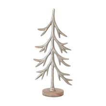 Load image into Gallery viewer, Cast Aluminum Tree with Mango Wood Base - Indie Indie Bang! Bang!