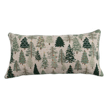 Load image into Gallery viewer, Linen Pine Tree Pillow