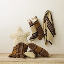 Load image into Gallery viewer, Faux Fur Star Pillow