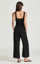 Load image into Gallery viewer, Linen Tie-Waist Wide Leg Jumpsuit