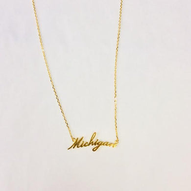 Michigan Necklace - Indie Indie Bang! Bang!