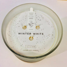 Load image into Gallery viewer, Winter White Large Frosted Glass Candle - Indie Indie Bang! Bang!