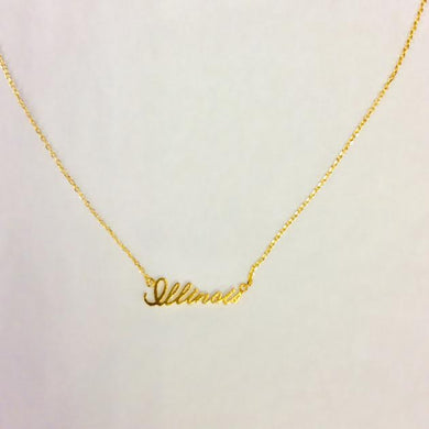 Illinois Necklace - Indie Indie Bang! Bang!