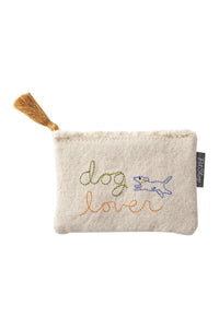 Coin Purse with Stiched Dog Lover - Indie Indie Bang! Bang!