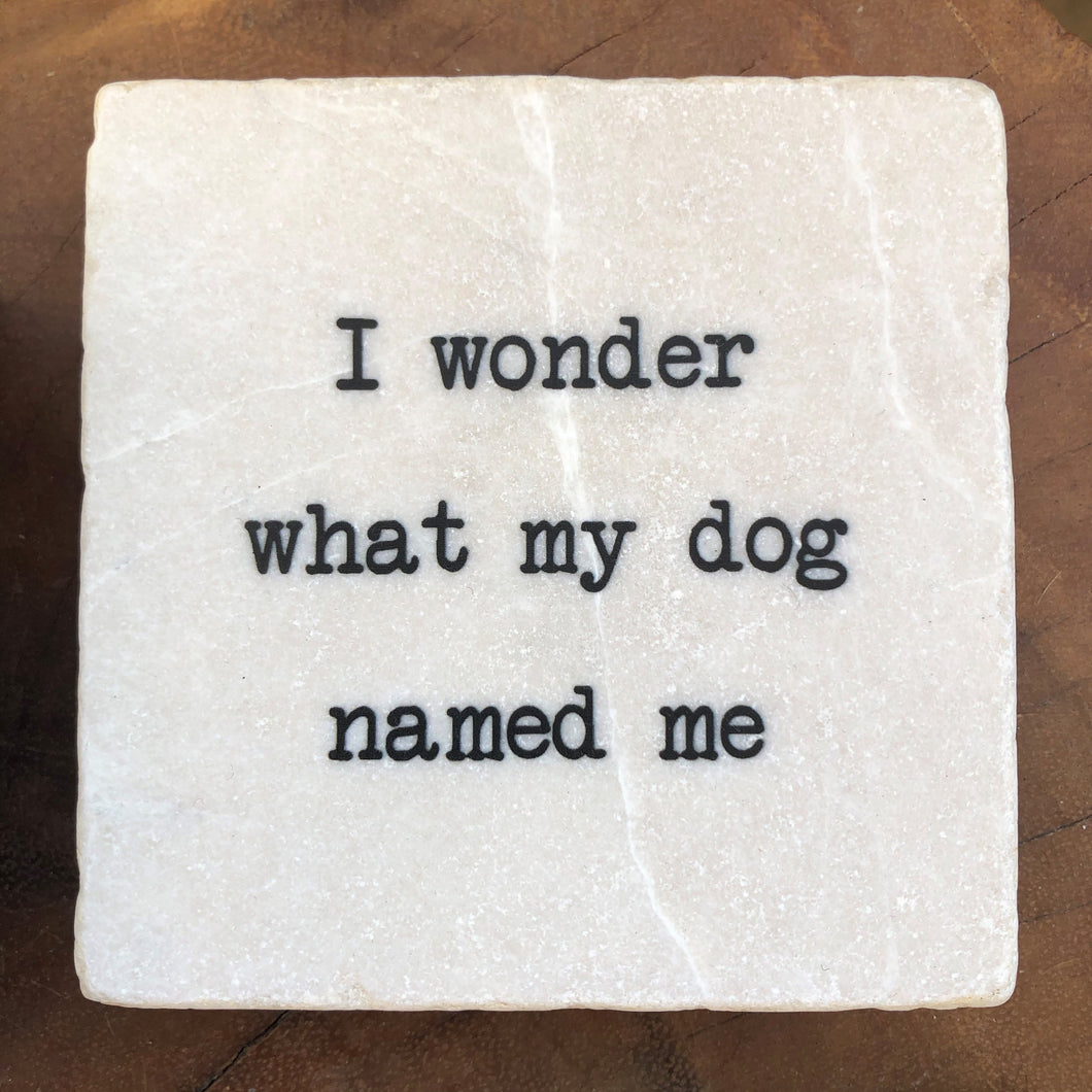 Dog Name Coaster - Indie Indie Bang! Bang!