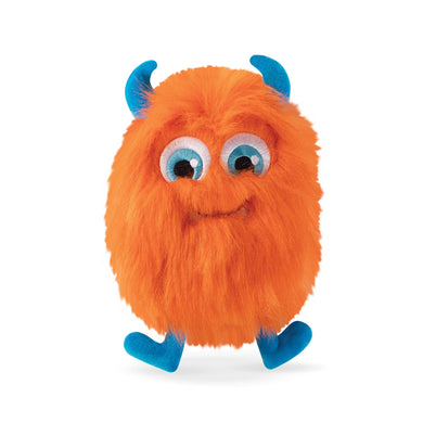 Hairy Orange Monster Plush Dog Toy - Indie Indie Bang! Bang!
