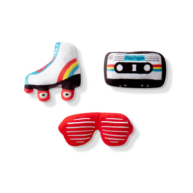 Rockin 80's Icons Plush Dog Toy - Indie Indie Bang! Bang!