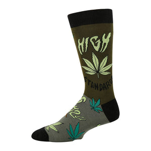 High Standards Men's Crew Socks - Indie Indie Bang! Bang!