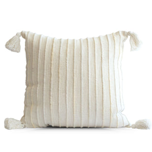 Mini Stripes Pillow Cover with Tassels - Indie Indie Bang! Bang!