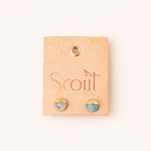 Load image into Gallery viewer, Turquoise Dipped Studs - Indie Indie Bang! Bang!
