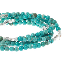 Load image into Gallery viewer, Turquoise and Silver Sky Wrap - Indie Indie Bang! Bang!