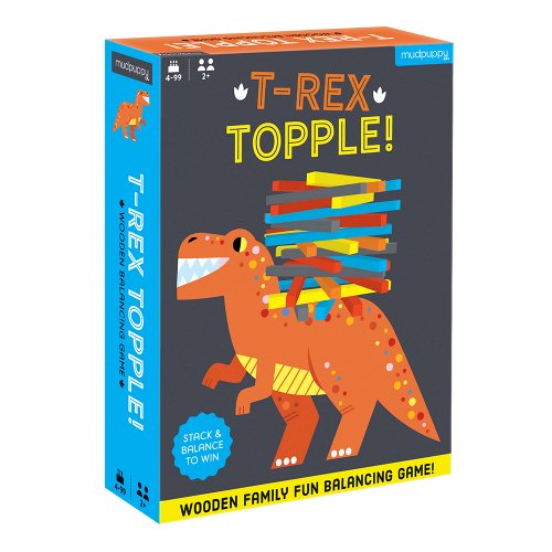 T-Rex Topple Wood Balancing Game - Indie Indie Bang! Bang!