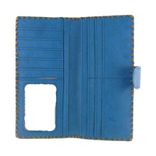 Load image into Gallery viewer, Elma Poppies Embroidered Wallet - Indie Indie Bang! Bang!