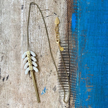 Load image into Gallery viewer, David Aubrey: Wave Point Necklace - Indie Indie Bang! Bang!