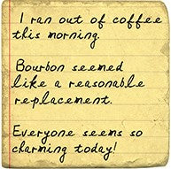 Coffee Bourbon Replacement Coaster - Indie Indie Bang! Bang!