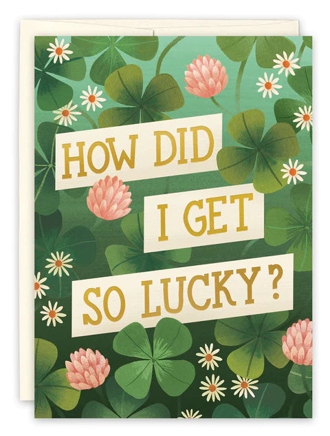 Lucky In Love Anniversary Card - Indie Indie Bang! Bang!