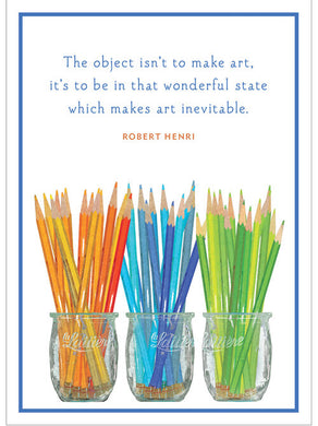 Colored Pencil Birthday Card - Indie Indie Bang! Bang!