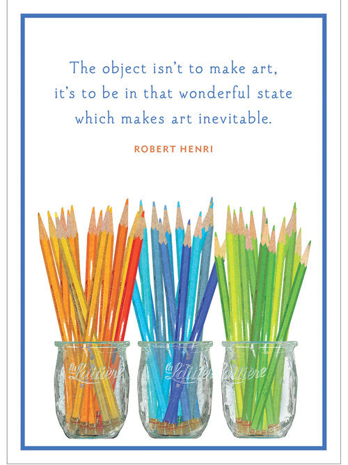 Colored Pencil Birthday Card - Indie Indie Bang! Bang!