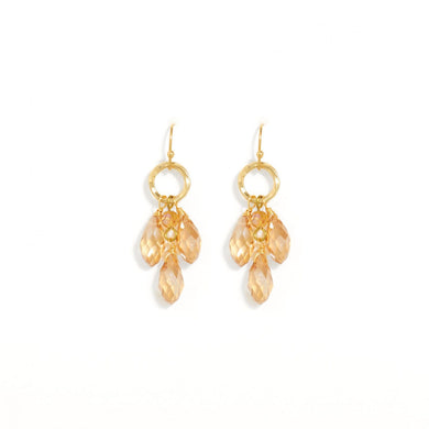 Citrine Cluster Earring - Indie Indie Bang! Bang!