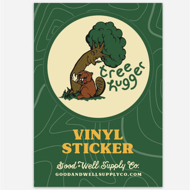 Tree Hugger Vinyl Sticker - Indie Indie Bang! Bang!